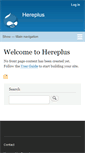 Mobile Screenshot of hereplus.com